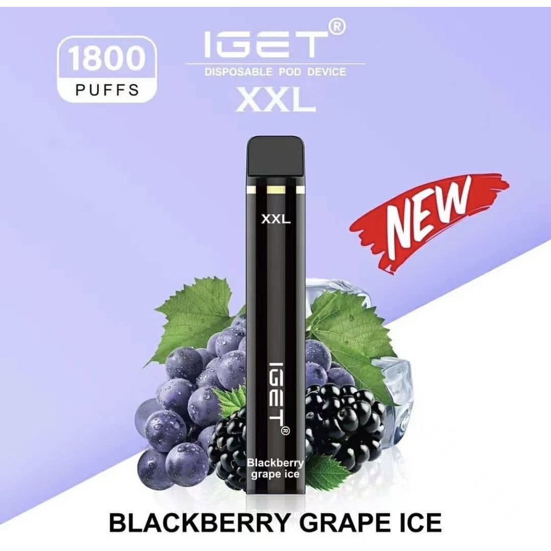 Thistle IGET XXL 1800 Blackberry Grape Ice