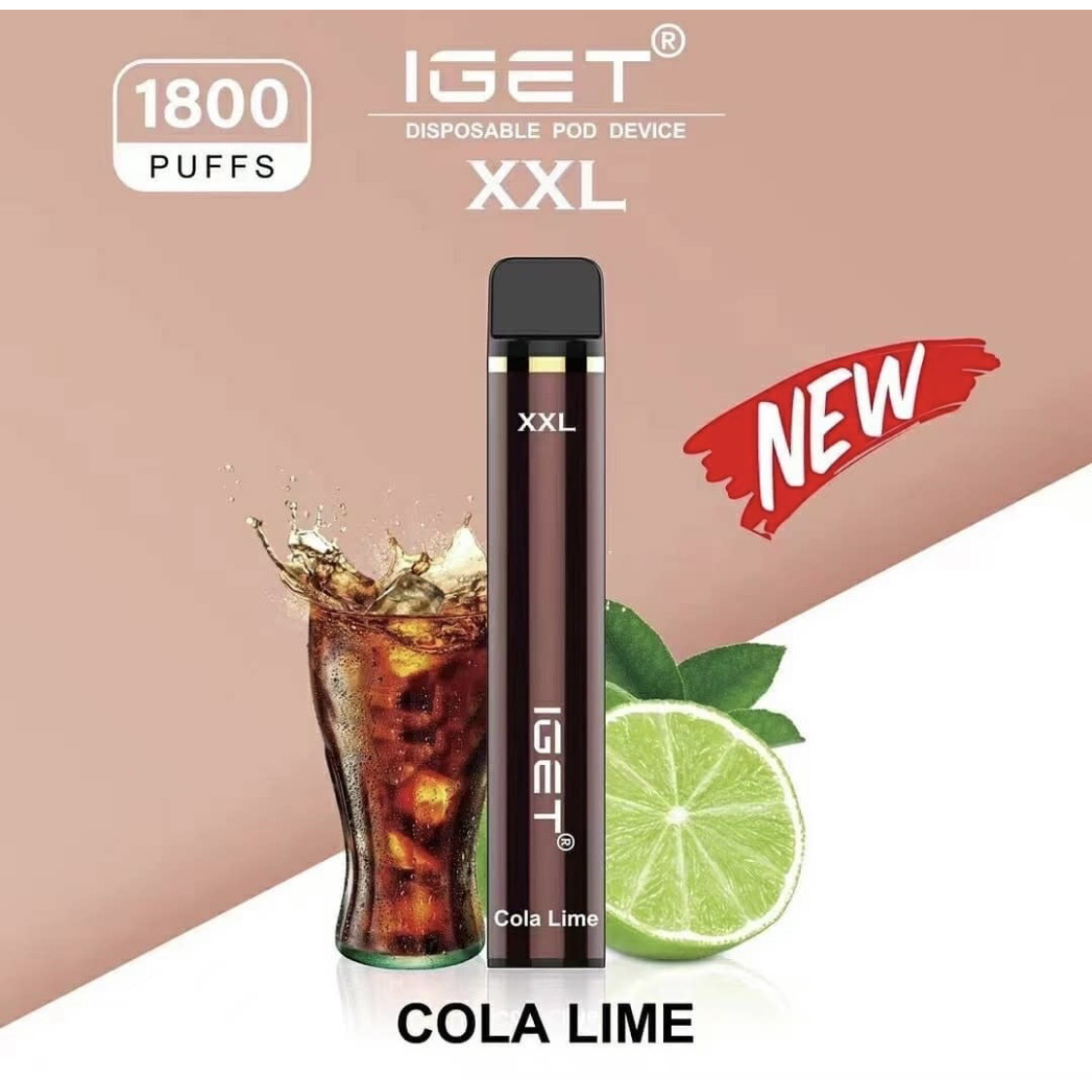 Tan IGET XXL 1800 Cola Lime