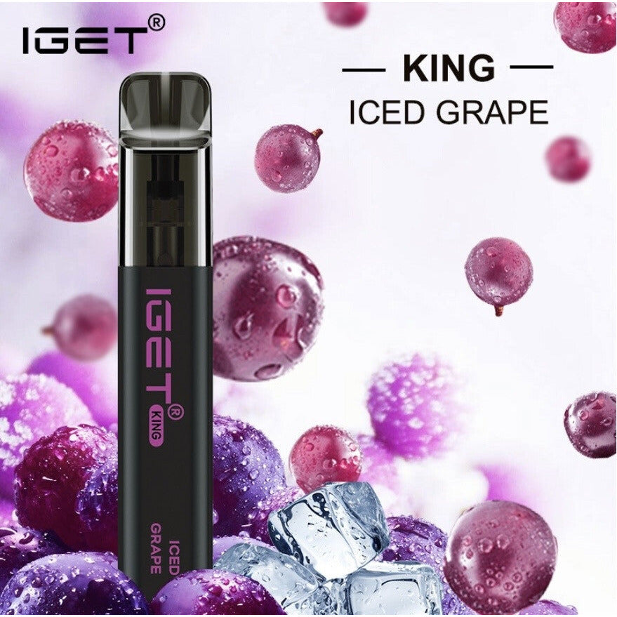 Dark Slate Gray IGET KING Iced Grape
