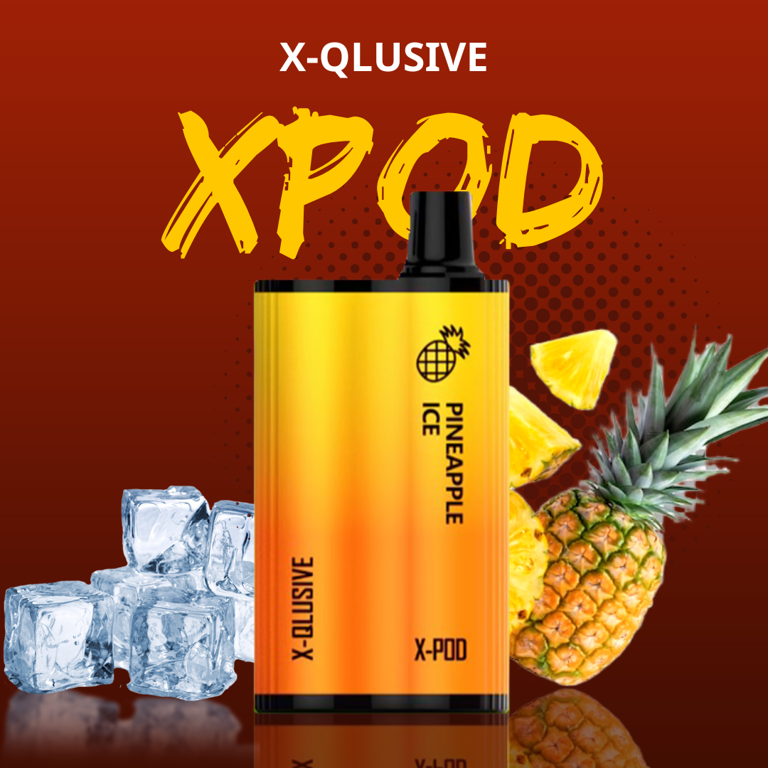 Dark Red XPOD Pineapple ice