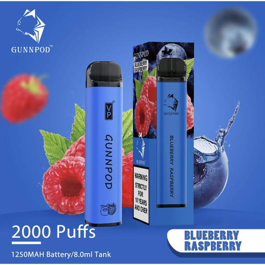 Steel Blue GUNNPOD Blueberry Raspberry