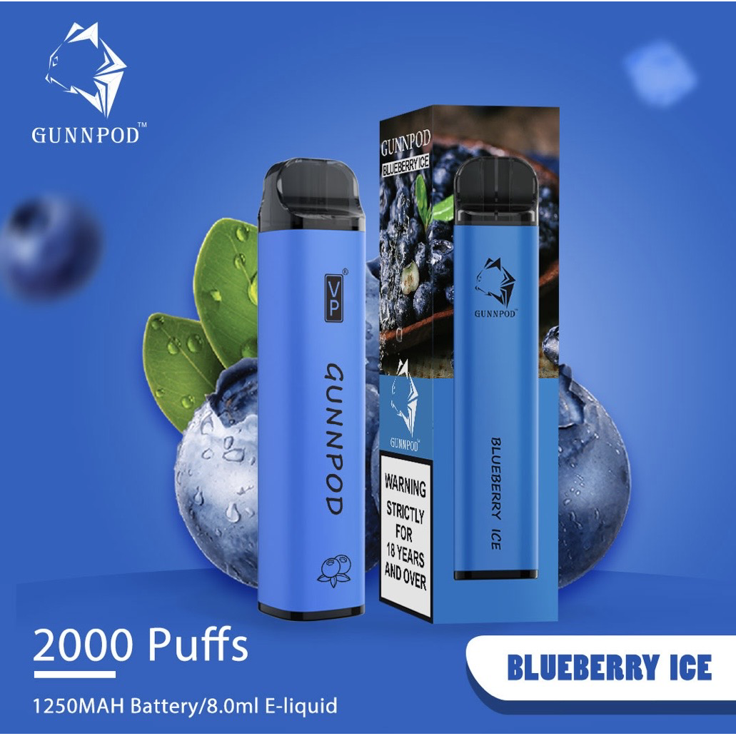 Steel Blue GUNNPOD Blueberry Ice