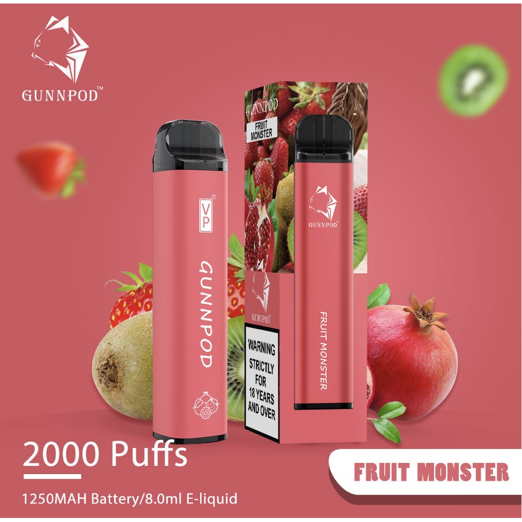 Maroon GUNNPOD Fruit Monster