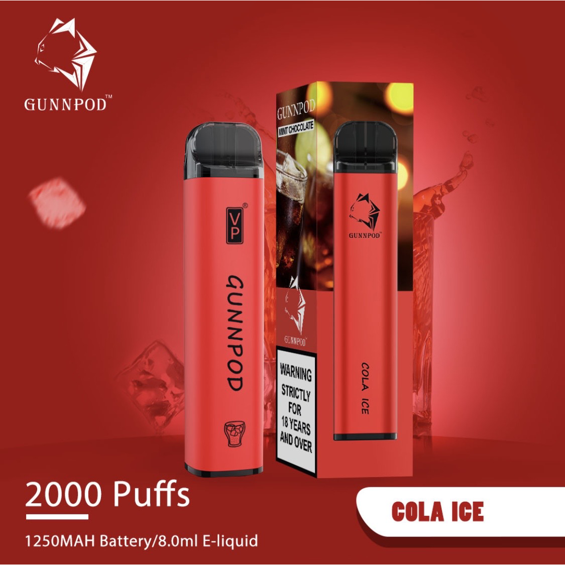 Brown GUNNPOD Cola Ice