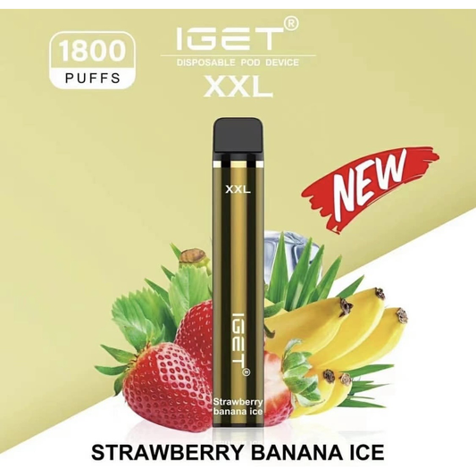 Light Goldenrod IGET XXL 1800 Strawberry Banana Ice