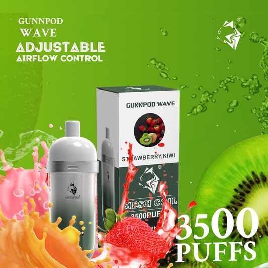 Olive Drab GUNNPOD Wave 3500 Strawberry Kiwi
