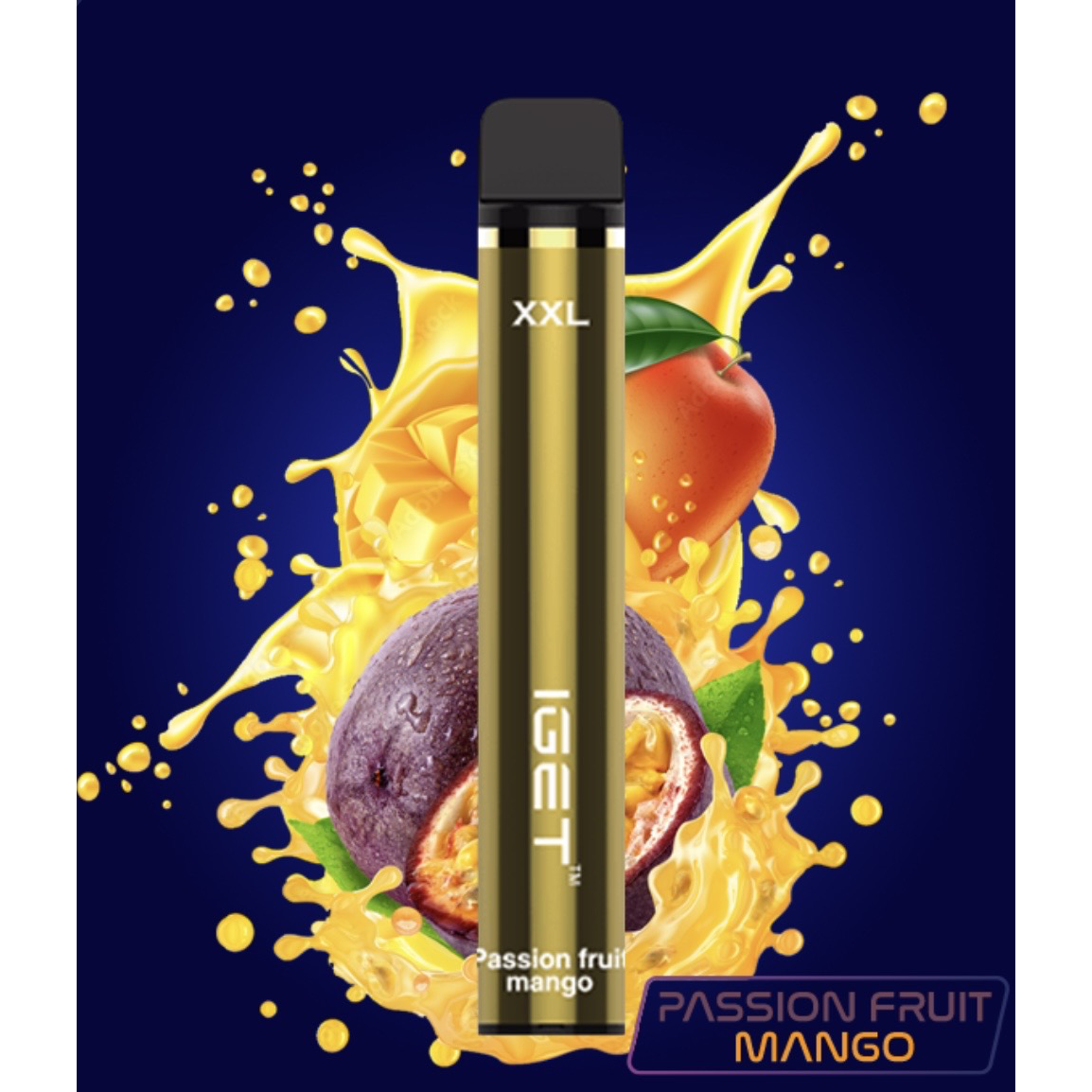 Midnight Blue IGET XXL 1800 Passion Fruit Mango