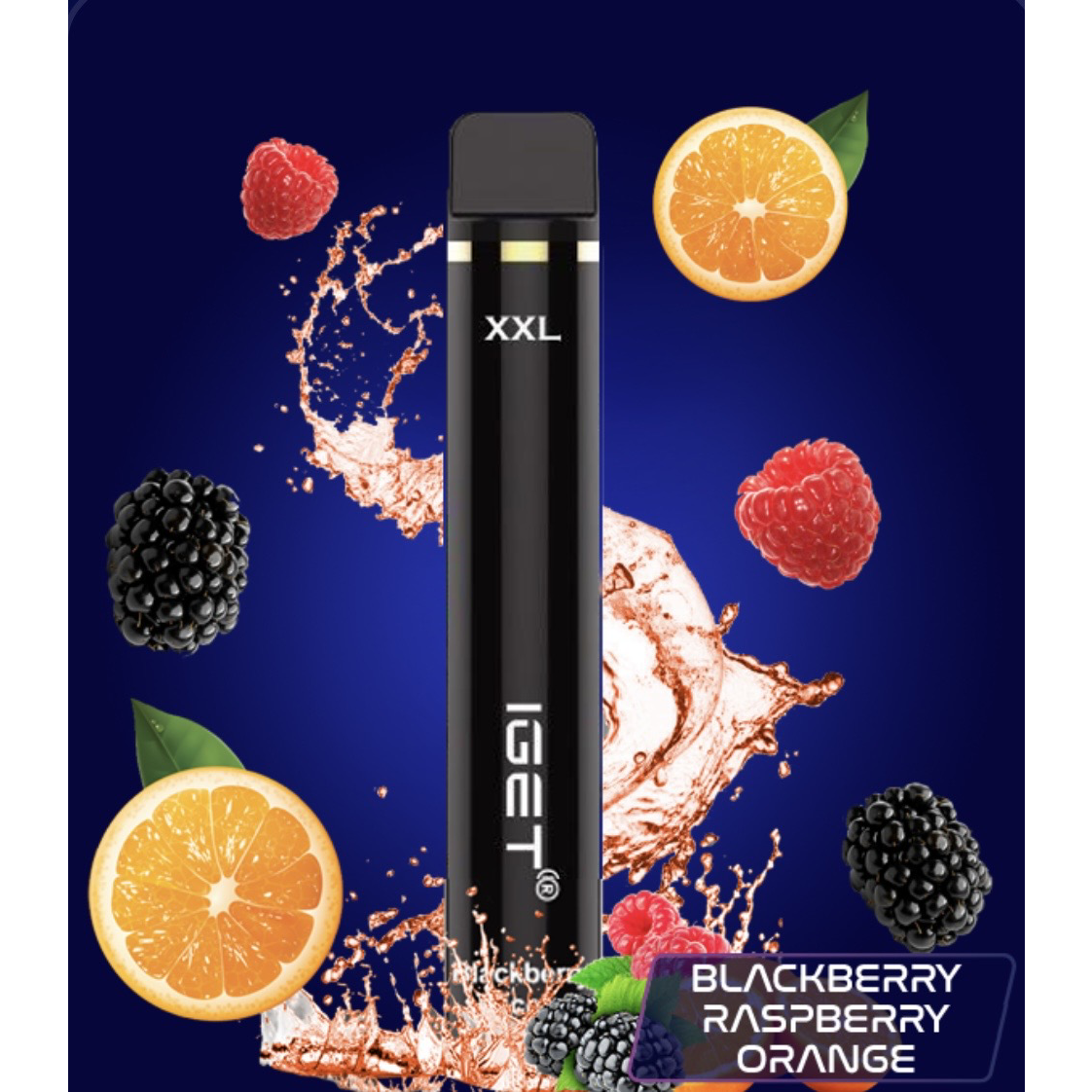Tan IGET XXL 1800 Blackberry Raspberry Orange