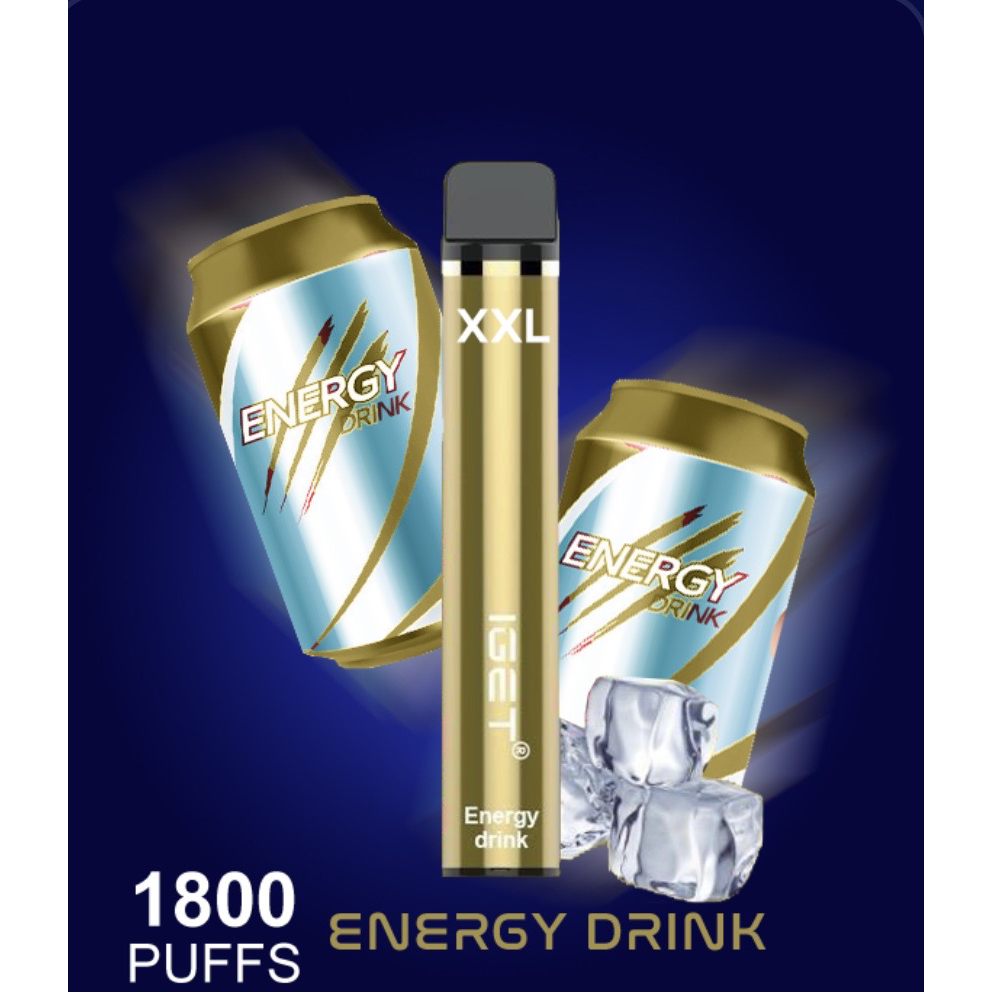 Gray IGET XXL 1800 Energy Drink