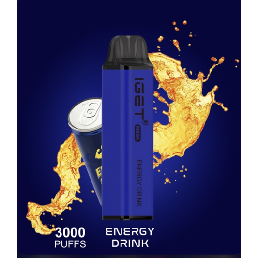 Midnight Blue IGET MEGA Energy Drink