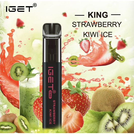 Antique White IGET KING Strawberry Kiwi Ice