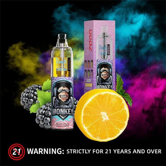 Black RandM Tornado Blue Razz Lemonade