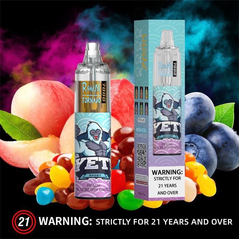 Tan RandM Tornado Peach BlueBerry Candy
