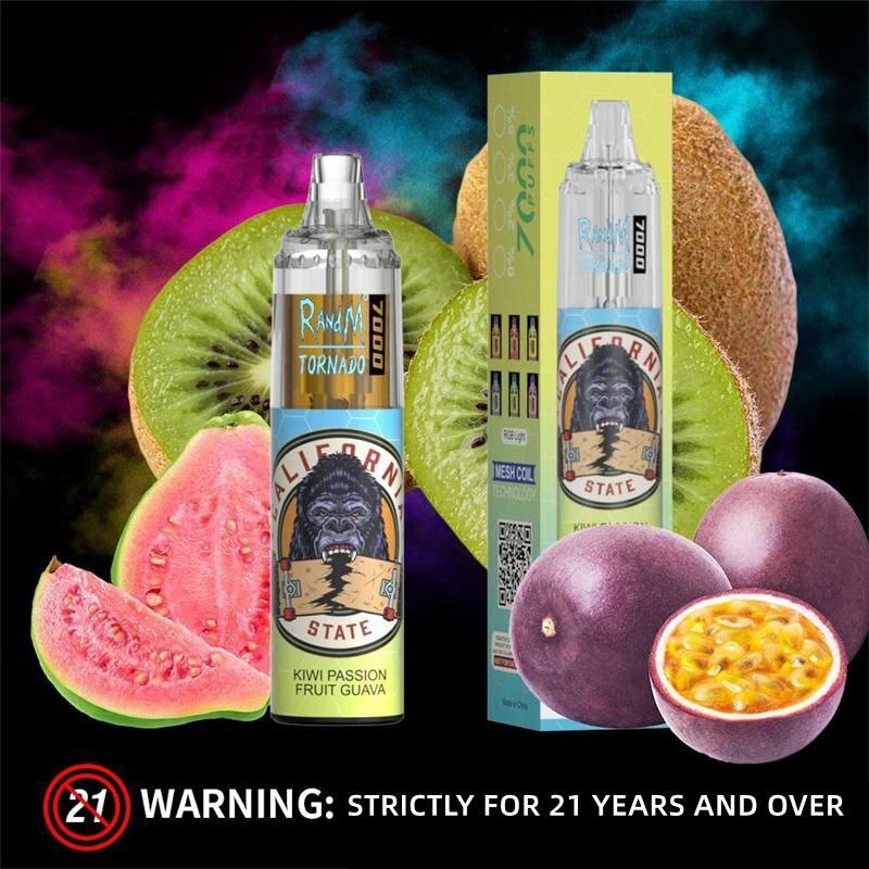 Tan RandM Tornado Kiwi Passionfruit Guava