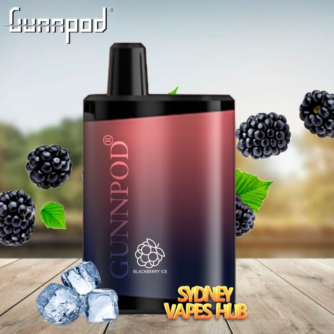 Gray GUNNPOD META 4000 Puffs Blackberry