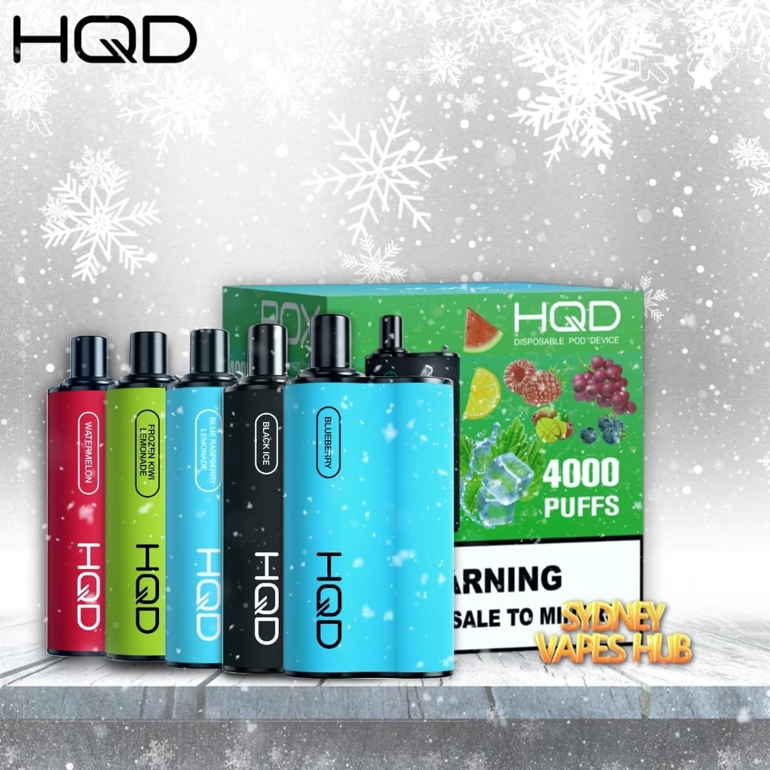 Light Gray HQD BOX WHOLESALE - 10 VAPE PACK