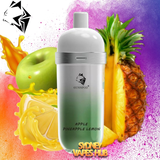 Goldenrod GUNNPOD Wave 3500 Apple Pineapple Lemon