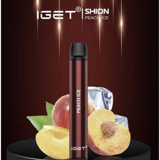 Black IGet Shion 600 Puffs Peach Ice