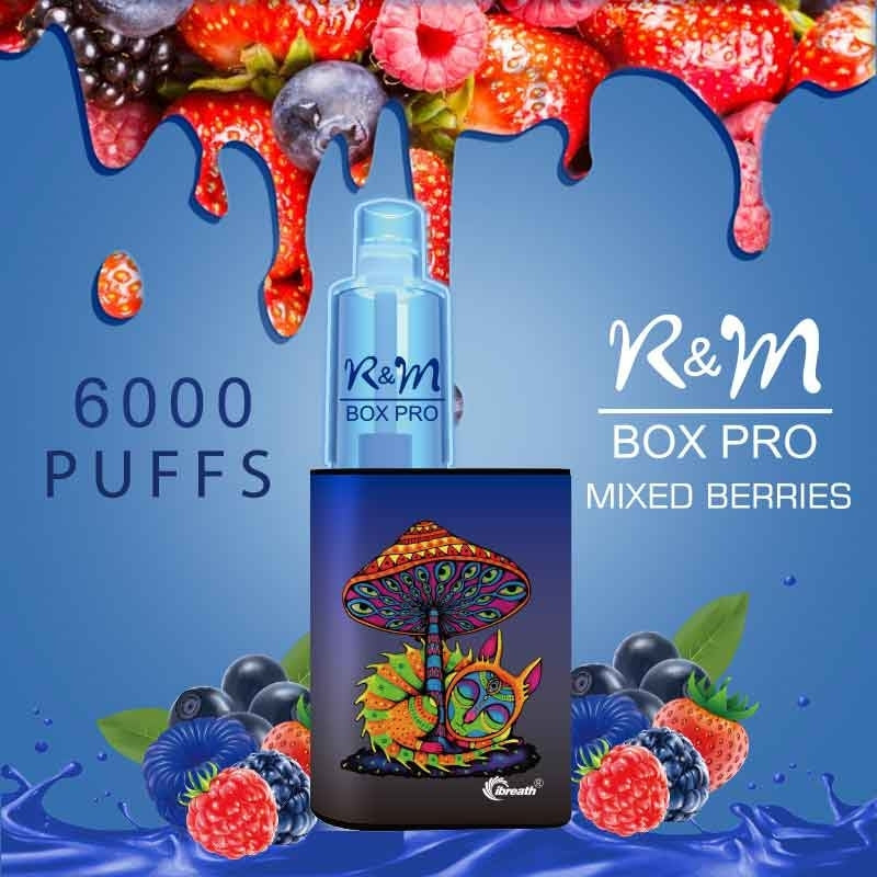 Steel Blue R and M BOX PRO 6000 Mixed Berries