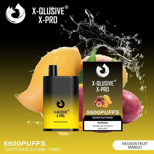 Black XQLUSIVE XPRO Passion Fruit Mango