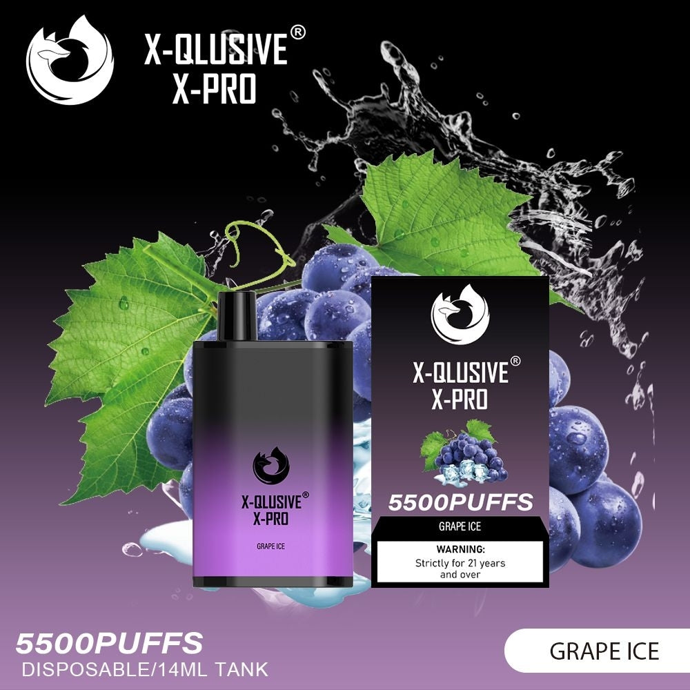 Black XQLUSIVE Grape Ice