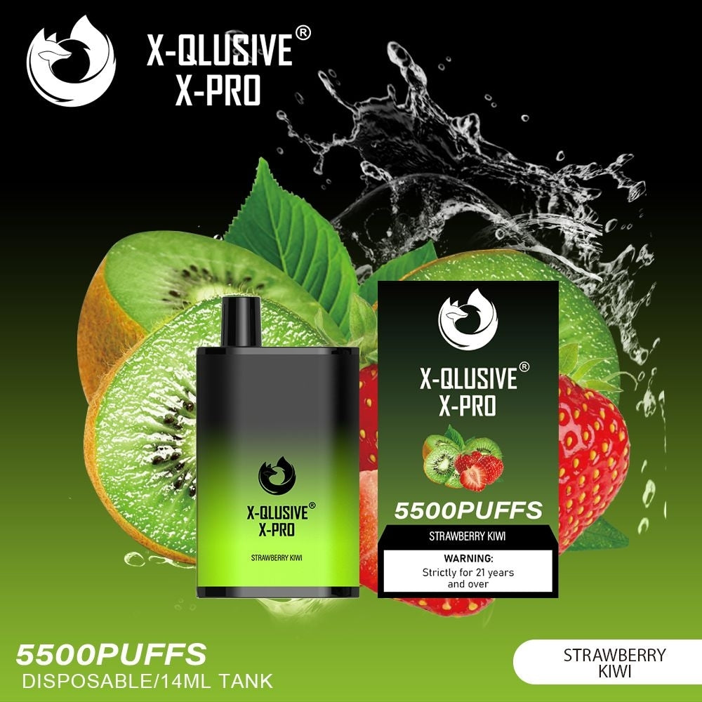 Black X-QLUSIVE X-PRO Strawberry Kiwi