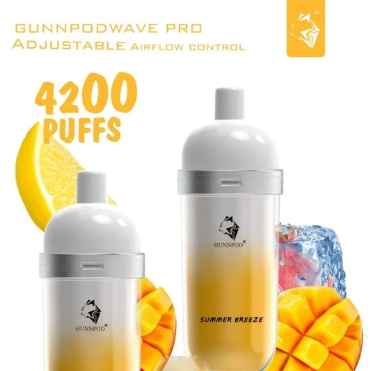 Light Gray GUNNPOD WAVE 4200 SUMMER GREEZE
