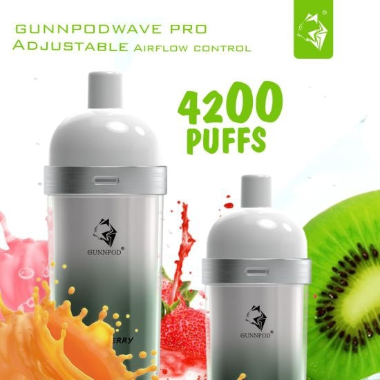 Gray GUNNPOD WAVE 4200 STRAWBERRY KIWI