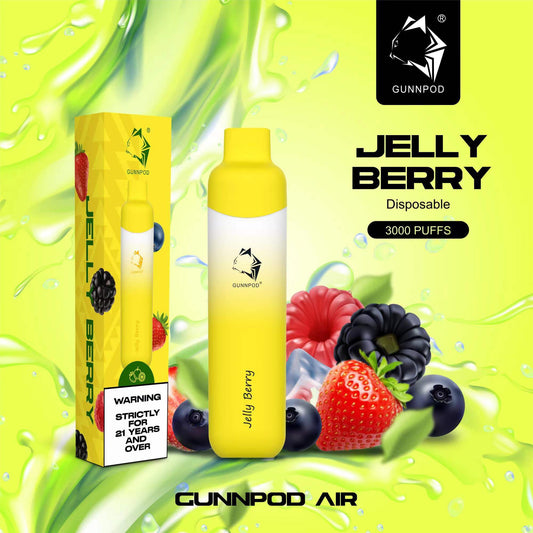Light Goldenrod GUNNPOD AIR JELLY BERRY