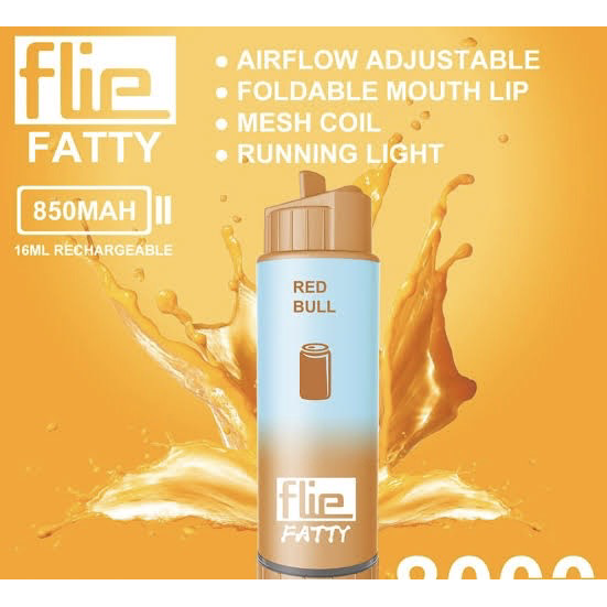 Sandy Brown FLIE FATTY 8000 RED BULL