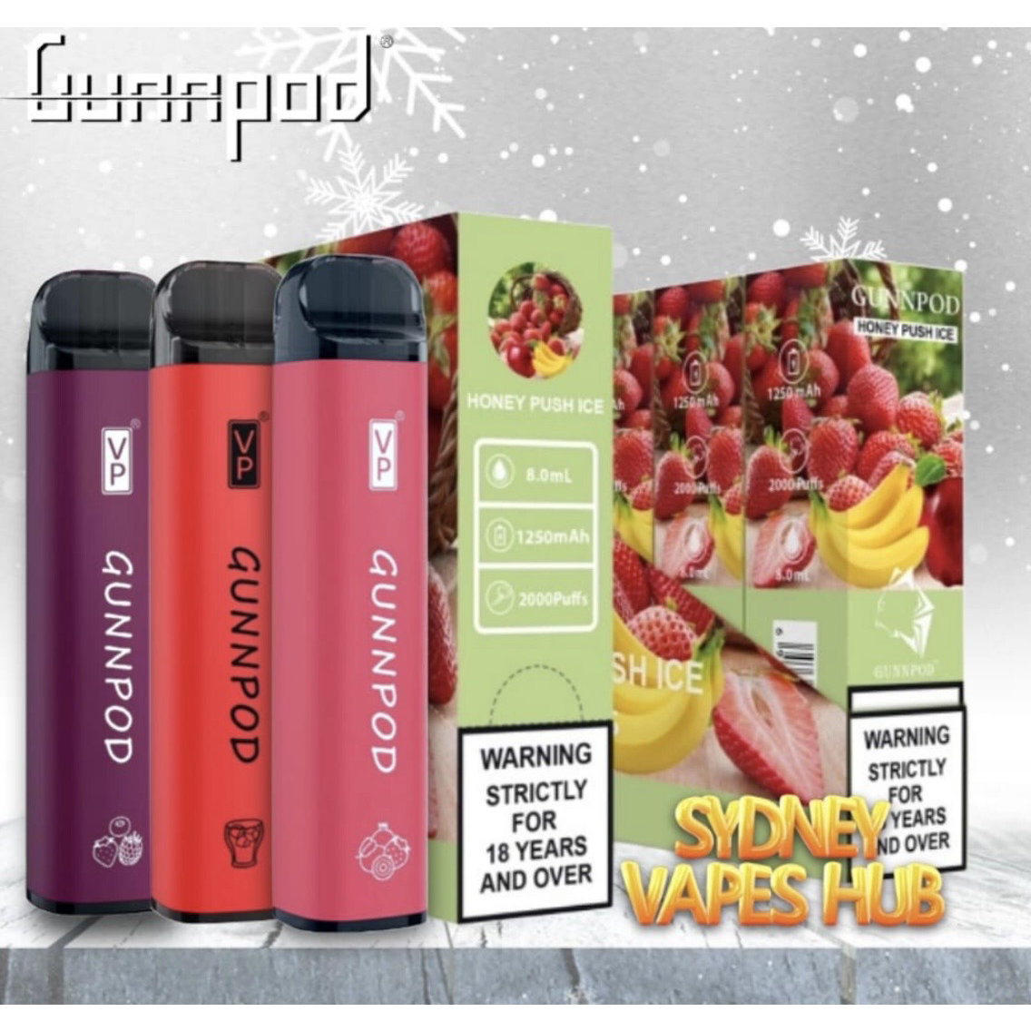 Gray GUNNPOD 5 Pack