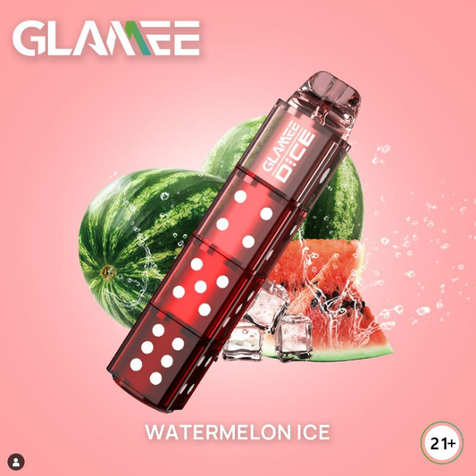 Light Pink Glamme dice 6000 Watermelon Ice