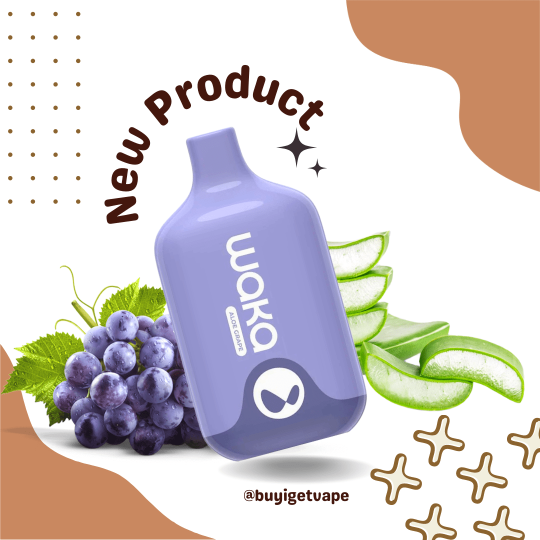 Light Steel Blue WAKA SMASH aloe grape - 6000