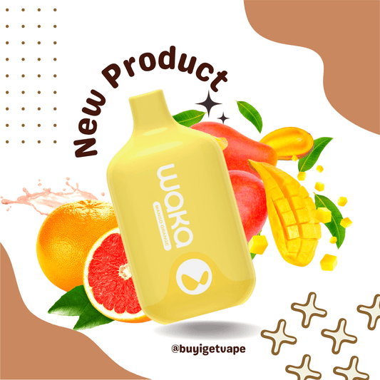 Sandy Brown WAKA SMASH 6000 MANGO ORANGE
