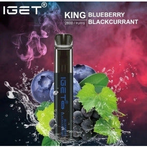 Dark Slate Gray IGET KING BLUEBERRY BLACKCURRANT