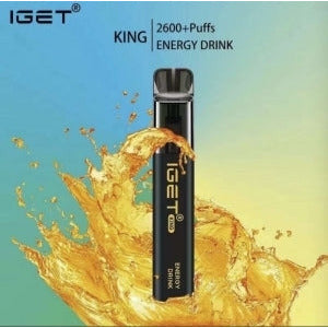 Medium Aquamarine IGET KING Energy Drinks