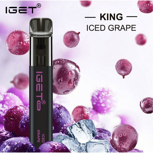 Dark Slate Gray IGET KING Iced Grape