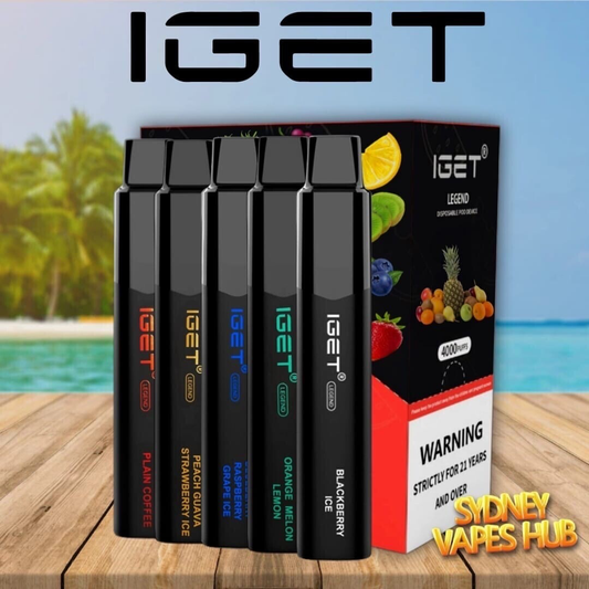 Dark Slate Gray IGET Legend Bulk Deal 10 Vape