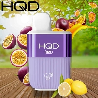Olive Drab HQD HOT 5000 LEMON PASSION FRUIT