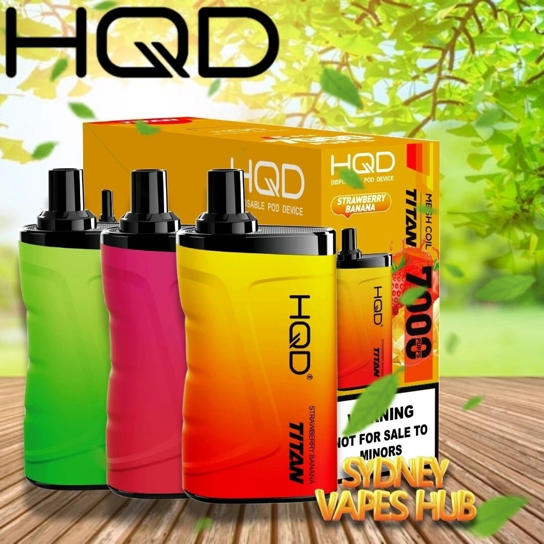 Goldenrod HQD TITAN - VAPE 10 Pack
