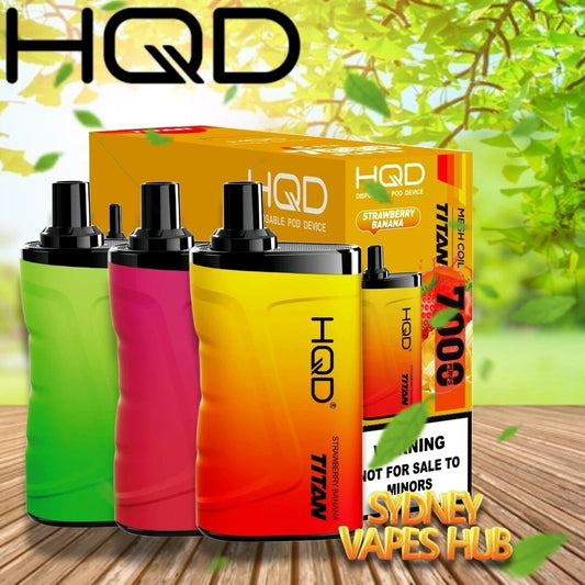 Goldenrod HQD TITAN - VAPE 10 Pack