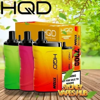 Dark Khaki HQD TITAN - VAPE 50 Pack