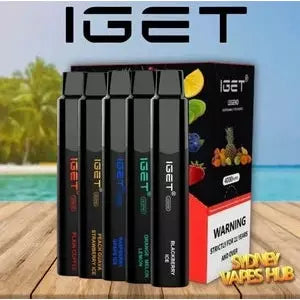 Dark Slate Gray IGET LEGEND Vape 100 Pack