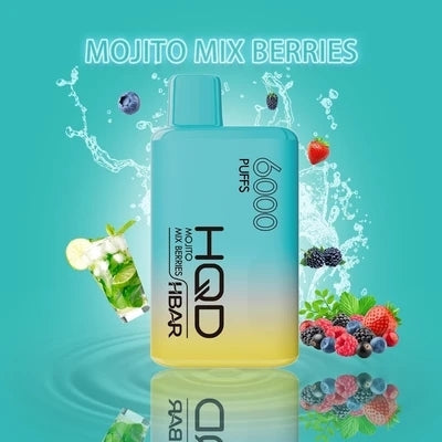 Medium Turquoise HQD HBAR MOJITO MIX BERRIES