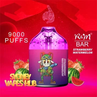 Firebrick R&M BAR  Strawberry Watermelon