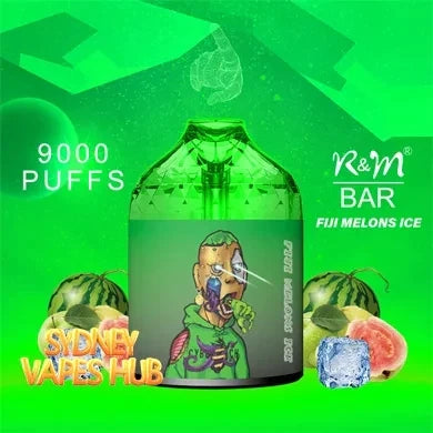 Lime Green R&M BAR FIJI MELONS ICE