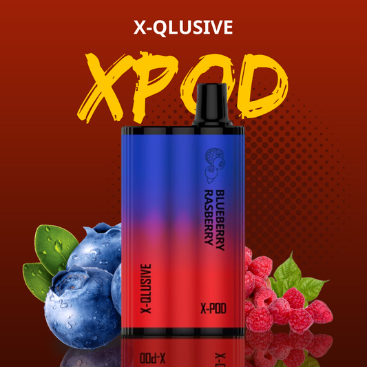 Dark Red XPOD Blueberry Raspberry