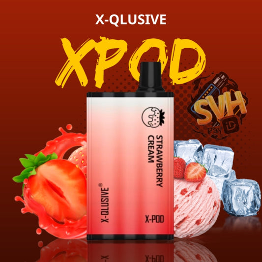 Dark Red XPOD Strawberry Cream