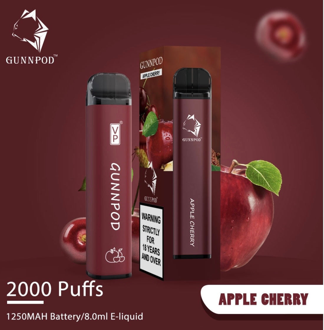 GUNNPOD Apple Cherry.