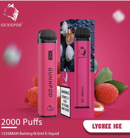 Maroon GUNNPOD Lychee Ice